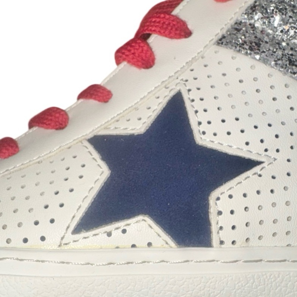 Wrn2X VINTAGE HAVANA Lester sneakers glitter tennis shoes women’s size 7.5 - Picture 5 of 17